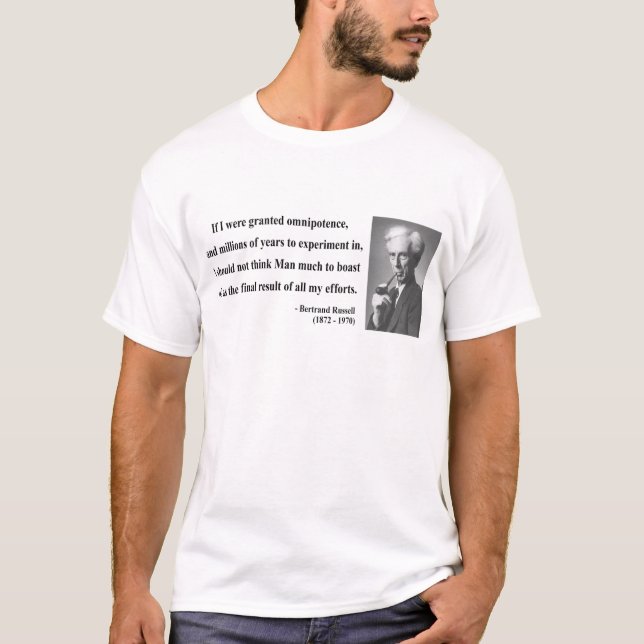 Camiseta Cita 4b de Bertrand Russell (Anverso)