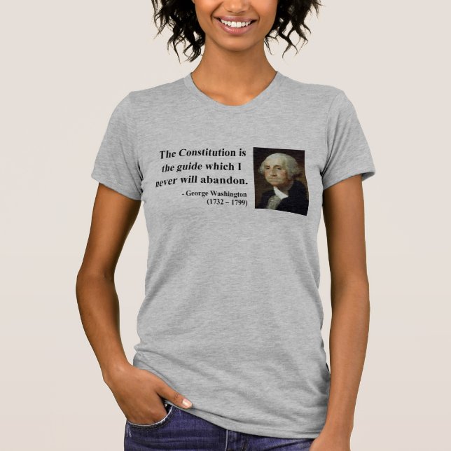 Camiseta Cita 4b de George Washington (Anverso)
