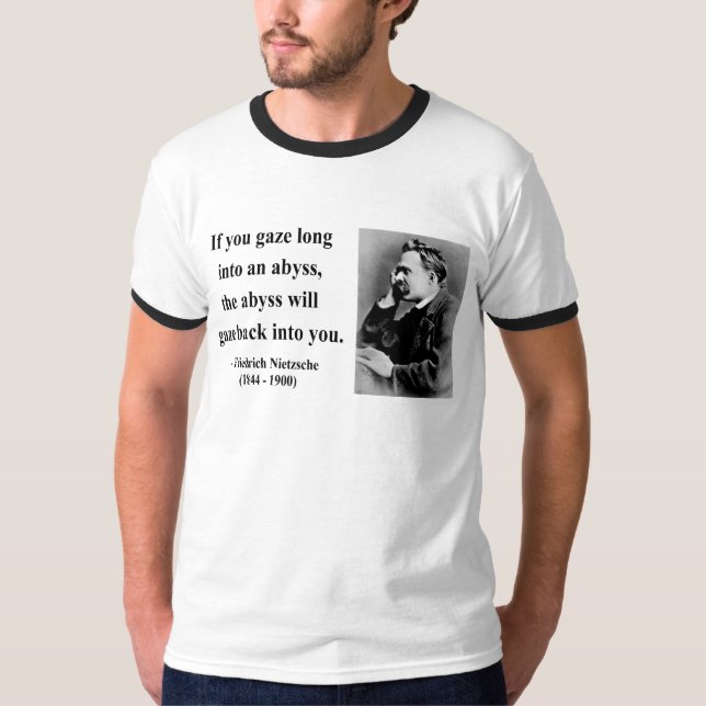 Camiseta Cita 4b de Nietzsche (Anverso)