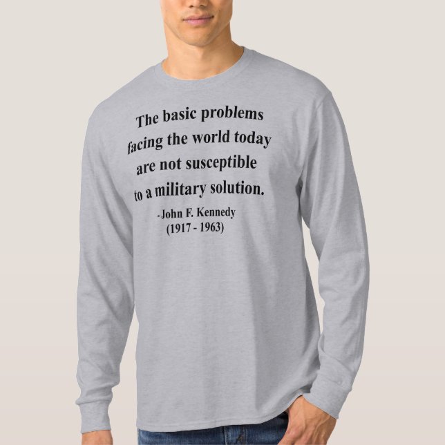 Camiseta Cita 6a de JFK (Anverso)