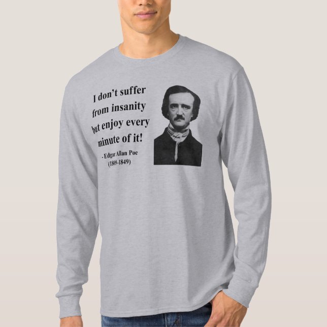 Camiseta Cita 6b de Edgar Allen Poe (Anverso)