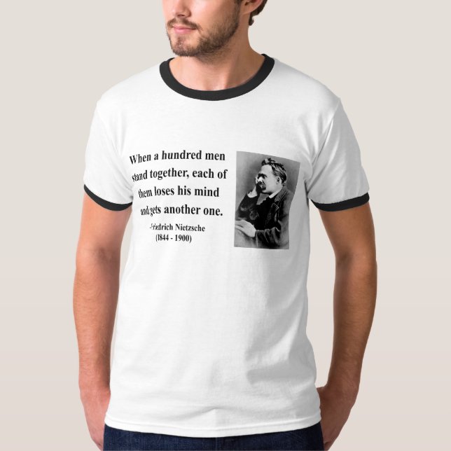 Camiseta Cita 7b de Nietzsche (Anverso)