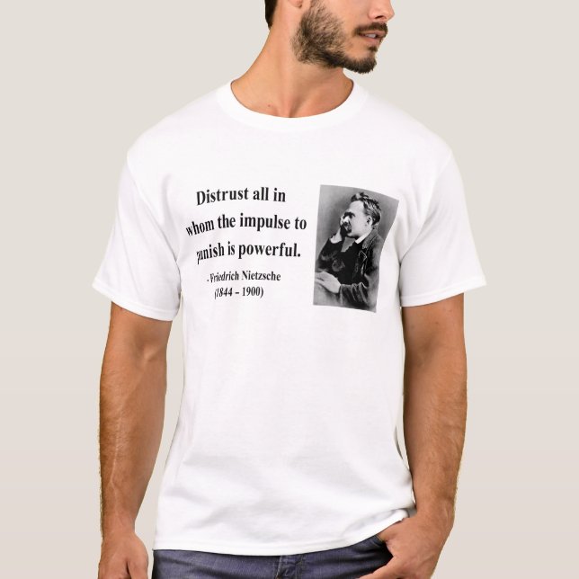 Camiseta Cita 8b de Nietzsche (Anverso)