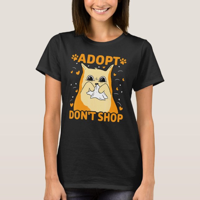 Camiseta Cita Adoptar no comprar 5 (Anverso)