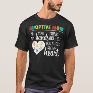 Camiseta Cita adoptiva de regalo para adopción para mamá pa