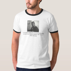 Camiseta Cita afroamericana de James Baldwin