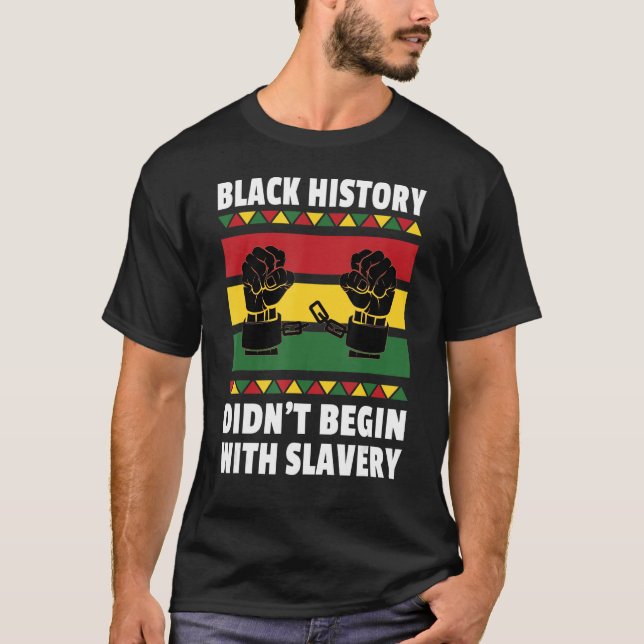 Camiseta Cita afroamericana sobre el mes de la historia neg (Anverso)