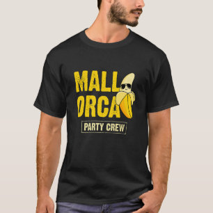 Camiseta Cita bananera de la tripulación Fiesta de Mallorca