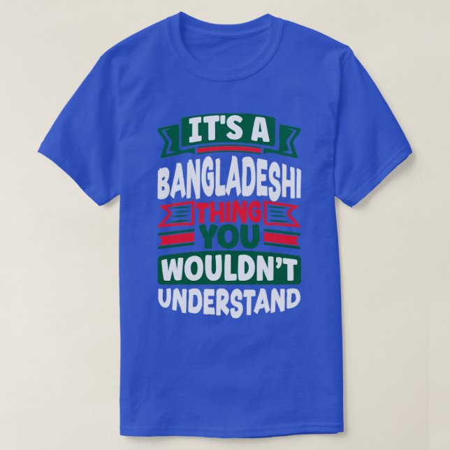 Camiseta Cita bangladesí bangladesí con bandera27 (Diseño del anverso)