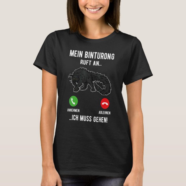 Camiseta Cita bióloga de biología de Binturong Asia 17 (Anverso)