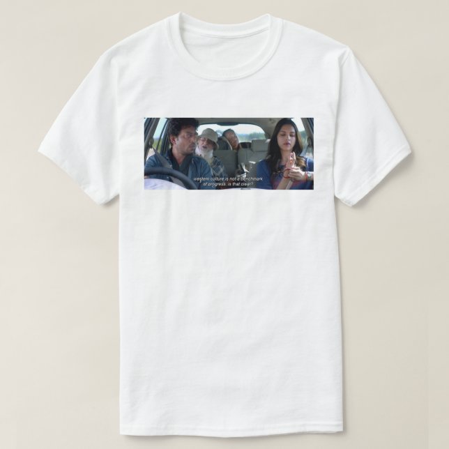 Camiseta Cita Bollywood Deepika P Amitabh Bachchan de PIKU (Diseño del anverso)
