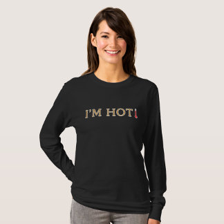 Camiseta Cita caliente, humor menopáusico, erupciones calie