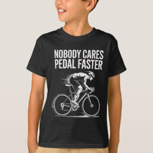 Camiseta Cita ciclista Diseño Motivador A Nadie Le Importa