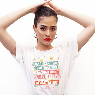 Camiseta Cita claramente devastadora