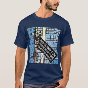 Camiseta Cita Cómica Inspiradora de Paz del Poder del Amor