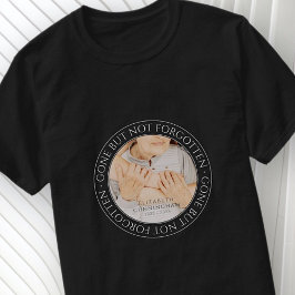 Camiseta Cita conmemorativa Clásica Elegante Moda Foto Keep