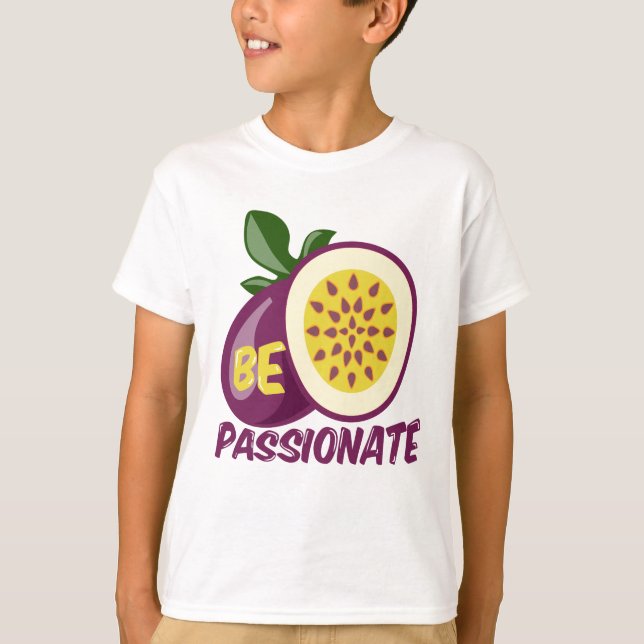 Camiseta Cita creativa motivadora de fruto apasionado (Anverso)