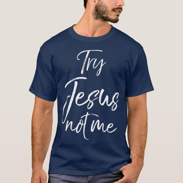 Camiseta Cita cristiana divertida diversión regalo de Jesús (Anverso)