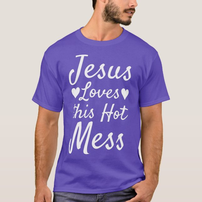 Camiseta Cita cristiana divertida para las madres a Jesús l (Anverso)