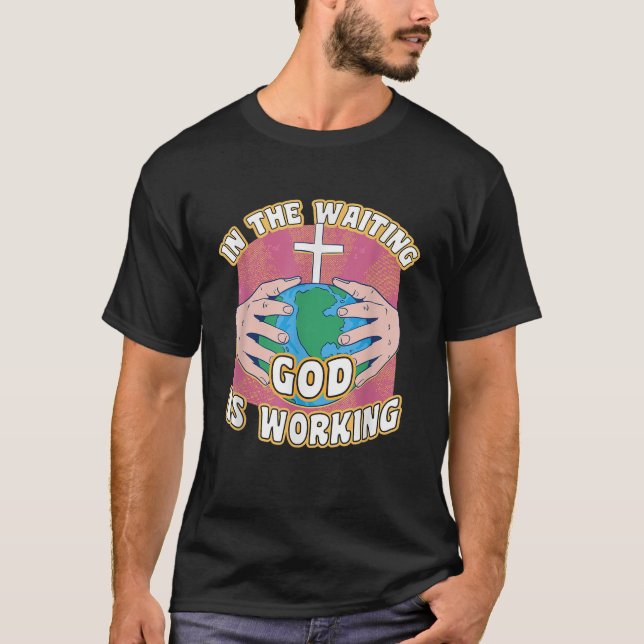 Camiseta Cita Cristiana Graciosa En La Esperanza Que Dios E (Anverso)