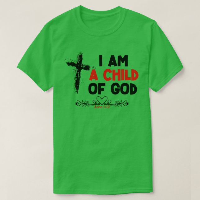 Camiseta Cita cristiana para regalo de niño (Diseño del anverso)