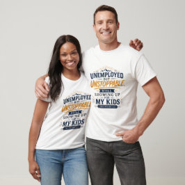 Camiseta Cita Cristiana Única Desempleada Pero Imparable