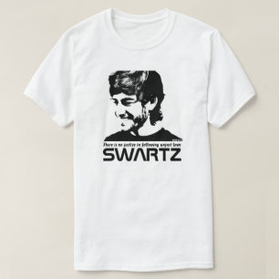 Camiseta Cita de Aaron Swartz activista político de intern