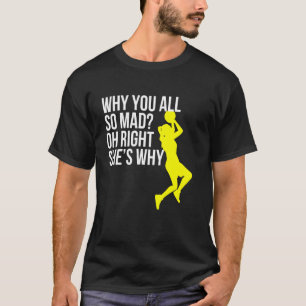 Camiseta Cita de afición al básquetbol femenino