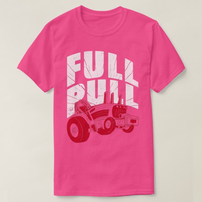 Camiseta Cita de agricultor de Tractor de extracción comple (Diseño del anverso)
