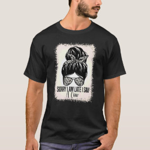 Camiseta Cita De Agricultores Vacas Siento Llegar Tarde Y V