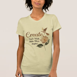 Camiseta Cita de ajuste delgada para presupuesto mínimo bot