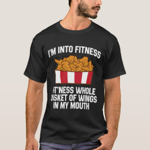 Camiseta Cita de Alas de Pollo Alas Calientes Comida Rápida