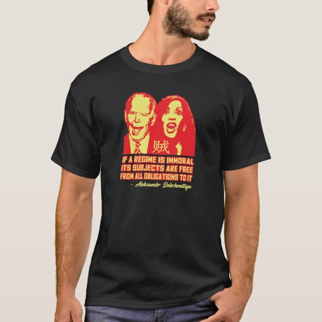 Camiseta Cita de Aleksandr Solzhenitsyn (Anverso)