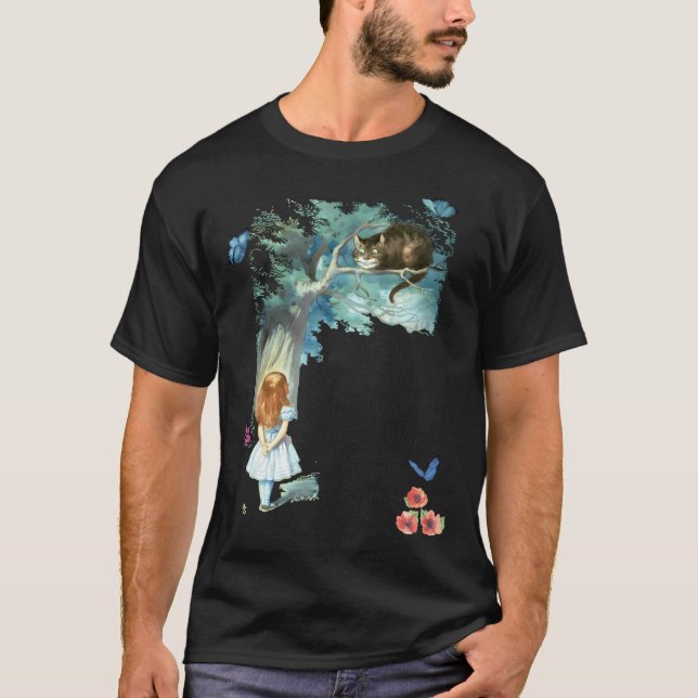 Camiseta Cita De Alice In Wonderland - Imaginación (Anverso)