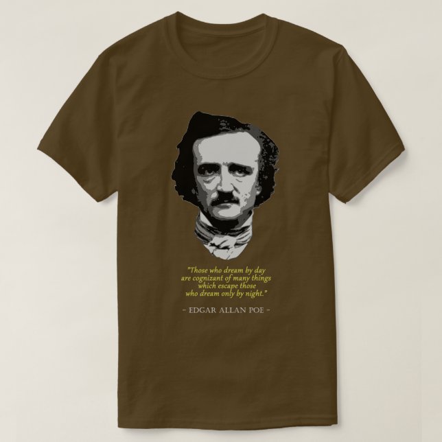 Camiseta Cita de Allan Poe 1 (Diseño del anverso)