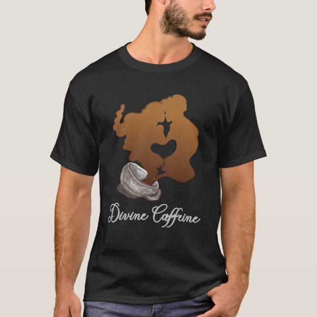 Camiseta Cita de alma Divine Caffeine Twin Flame (Anverso)
