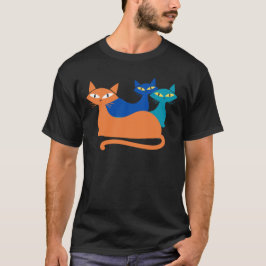 Camiseta Cita de amor de gato Diseño de tipografía minimali