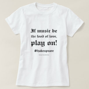 Camiseta Cita de amor de William Shakespeare L3