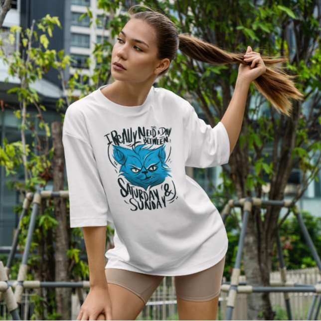 Camiseta Cita de animal gruñón de gato (Subido por el creador)
