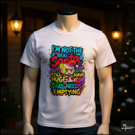 Camiseta Cita de Anime Santa Enorme Necesita Vaciarse