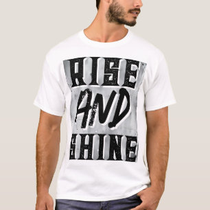 Camiseta Cita de ascenso y brillo