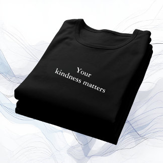Camiseta cita de atuendo estético Dejar florecer la bondad