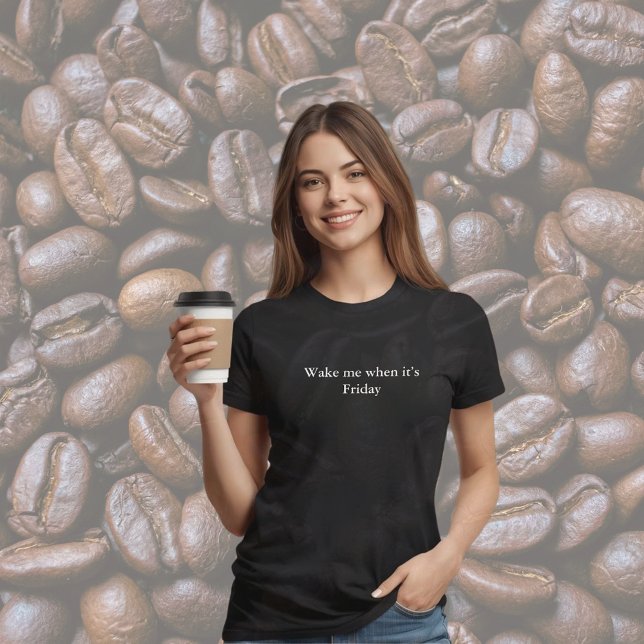 Camiseta cita de atuendo estético Despiértame cuando sea vi (Subido por el creador)