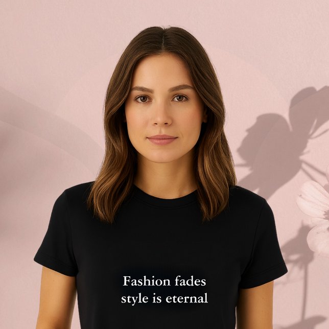 Camiseta cita de atuendo estético Estilo de moda desvanecid (Subido por el creador)