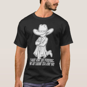 Camiseta Cita de autoconciencia descarada "Puede que no sea