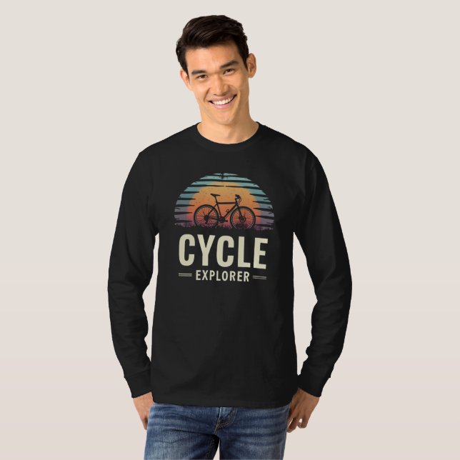 Camiseta Cita de Aventura Cycle Lover "Cycle Explorer" (Anverso completo)