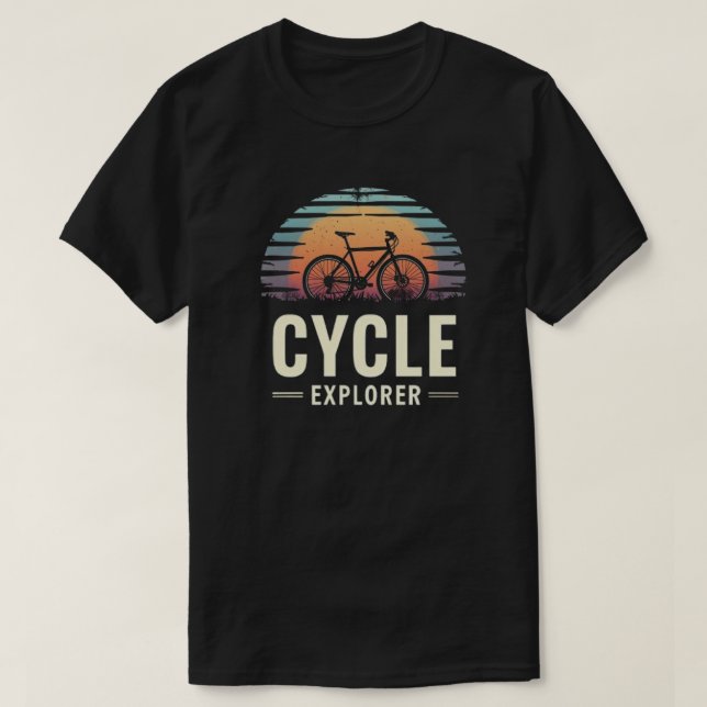 Camiseta Cita de Aventura Cycle Lover "Cycle Explorer" (Diseño del anverso)