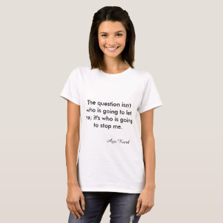 Camiseta Cita de Ayn Rand