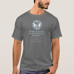 Camiseta Cita de Ayn Rand (totalitarismo)