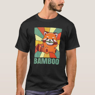 Camiseta Cita De Bambú Para Un Experto De Panda Rojo